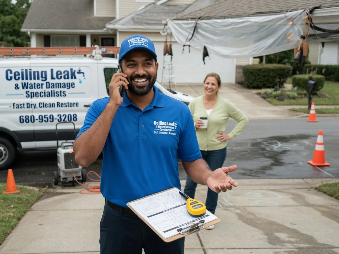 Ceiling Leak Cleanup Fremont, NH FAQs